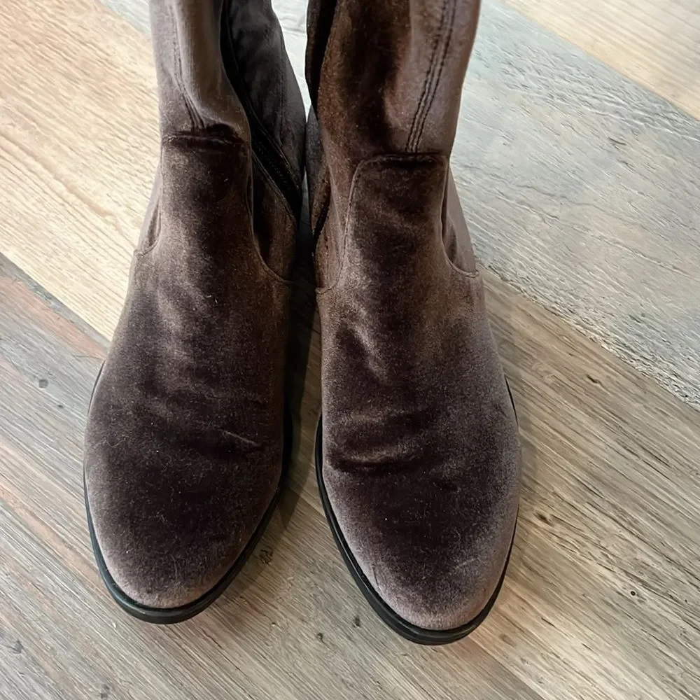Sam Edelman Velvet Over the Knee Thigh High Boots Size: 6.5